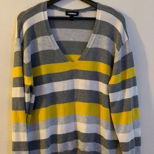 Long Sleeve MultiColor Striped Sweater